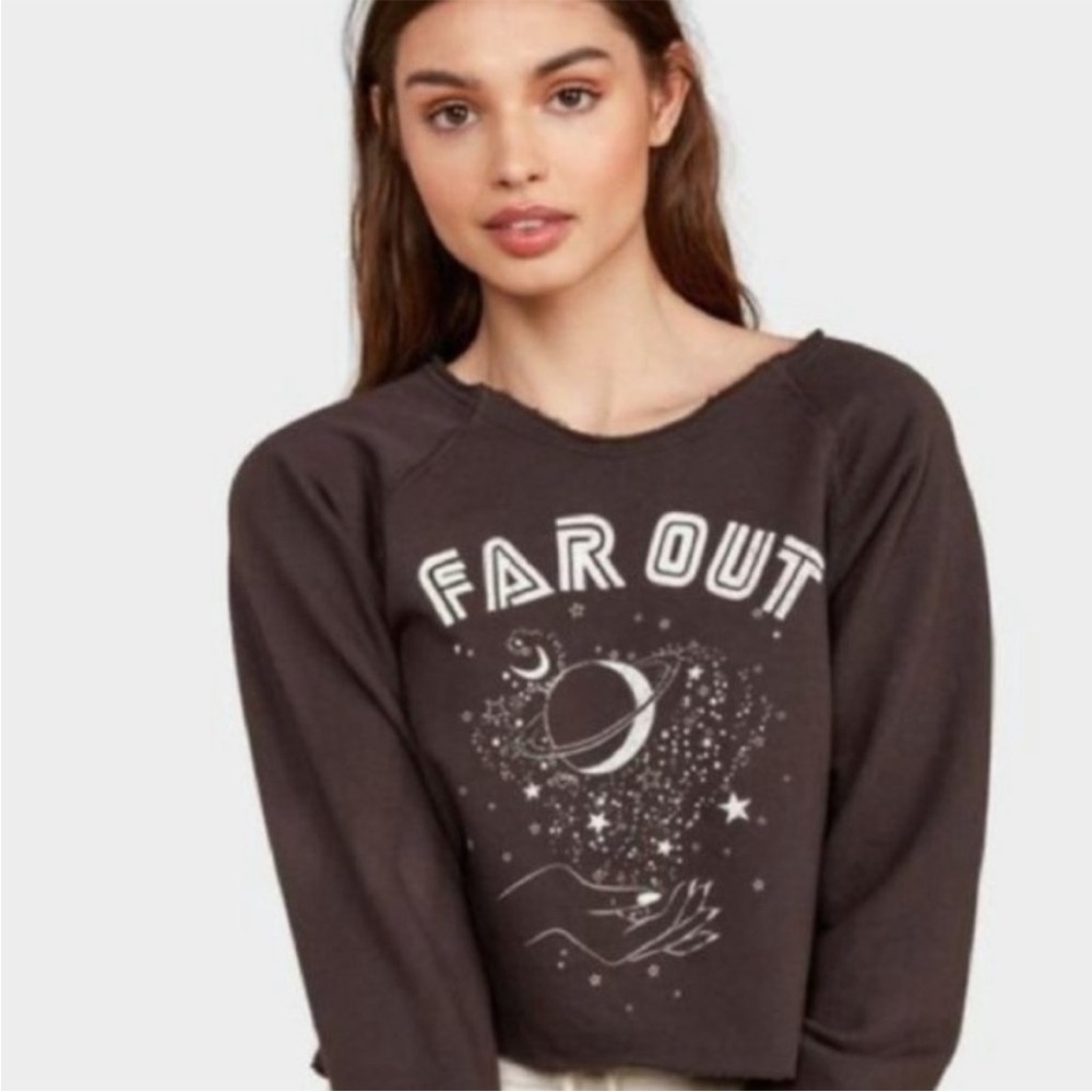 NWOT MATE the Label Black Graphic Sweater